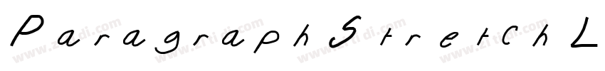 Paragraph Stretch Li字体转换